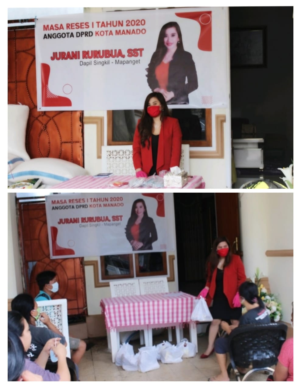 Jurani Rururbua SST Pakai Ojol Hadirkan Warga di Reses